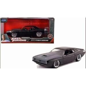 NIB! Jada Toys Fast & Furious 1:24 Letty’s 1970 Plymouth Barracuda Black
